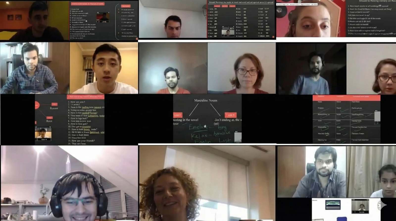 Online Hindi Course for Beginners Class Interface