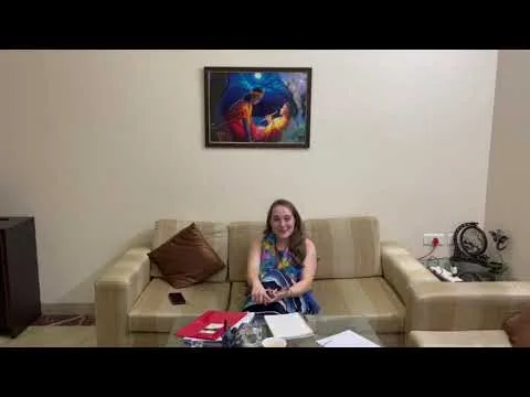 Sarah sharing her Indian Lingua learning experience